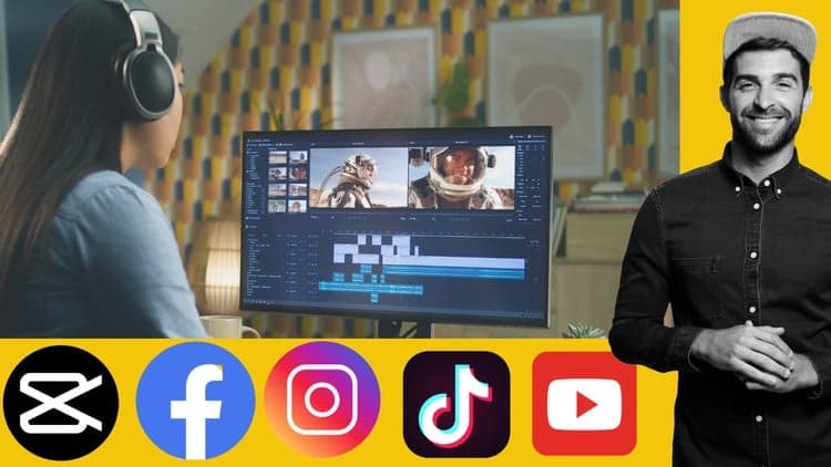Capcut Video Editing for Social Media Reels Shorts Videos - Free Udemy Course