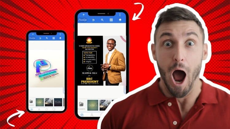 Complete SmartPhone Graphic Design - 3 in 1 Course - Free Udemy Course