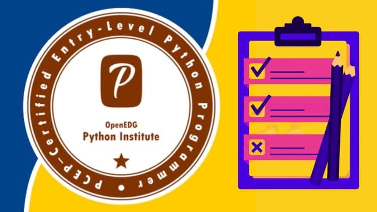 Python Certification Exam PCEP-30-02 - Preparation (2024) - Free Udemy Course