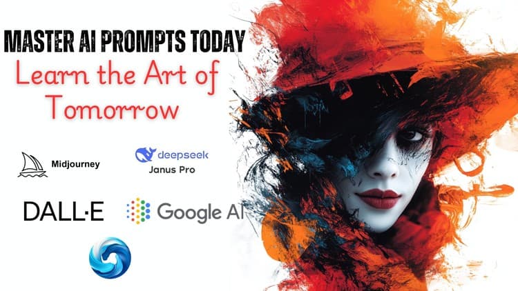 AI Art Mastery: Advanced Techniques for MidJourney, Dalle E - Free Udemy Course