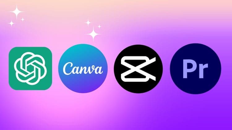 Video Editing with ChatGPT Adobe Premiere Pro Canva CapCut - Free Udemy Course
