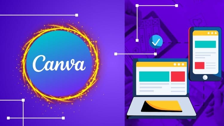 Complete UI/UX Design with Canva - Design Smart Interface - Free Udemy Course