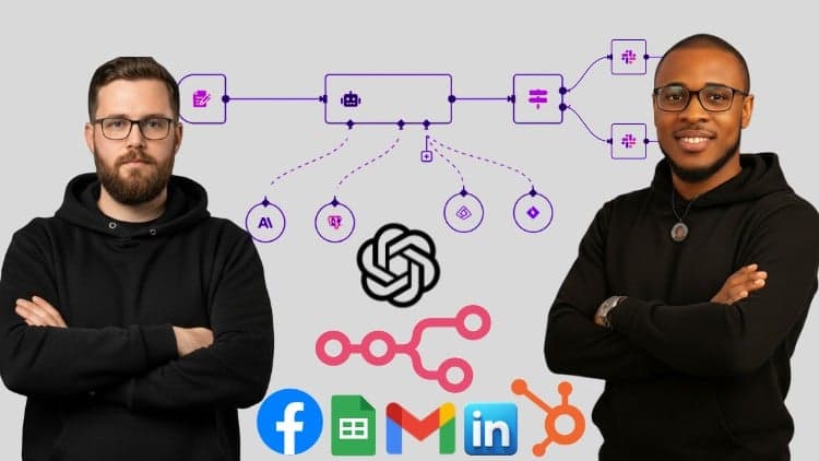 Build & Monetize n8n AI Agents Workflow Automation Designs - Free Udemy Course