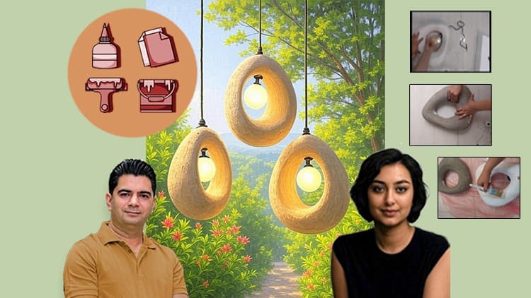 Paper Mache for Home Decor - DIY Art Therapy - Free Udemy Course