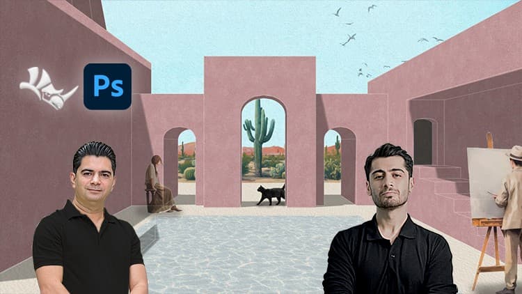 Collage & Post Production for Architectural 3D Renders - Free Udemy Course