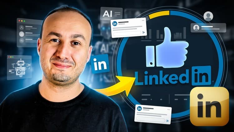 Prospection LinkedIn automatisée avec un agent IA (Limova) - Free Udemy Course