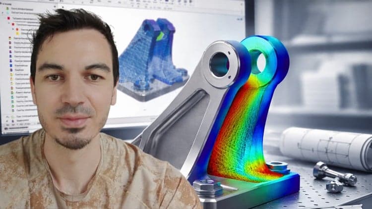 SOLIDWORKS FEA for Beginners: Basics of Static Analysis - Free Udemy Course