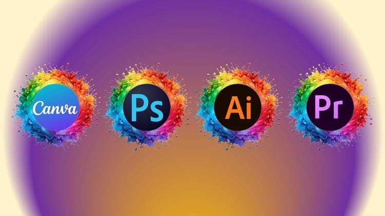 Graphics Design: Canva Photoshop, Illustrator & Premier Pro - Free Udemy Course