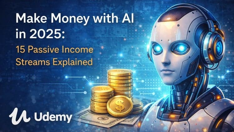 Make Money with AI in 2026: 15 Passive Income Streams - Free Udemy Course