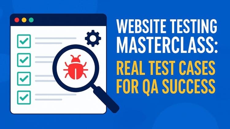Website Testing Masterclass: Real Test Cases for QA Success - Free Udemy Course