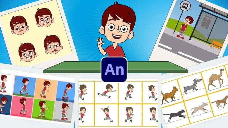 Master 2D Character Animation in Adobe Animate-Advance Level - Free Udemy Course