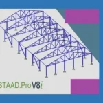 STAAD Pro V8 Industrial Steel Warehouse Design from A to Z