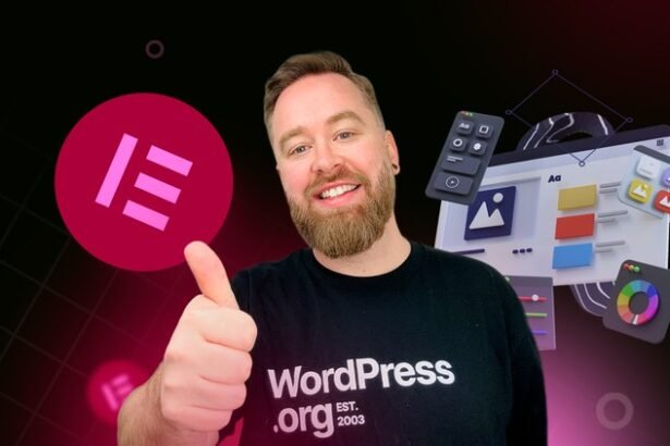 Make a WordPress Website with Elementor