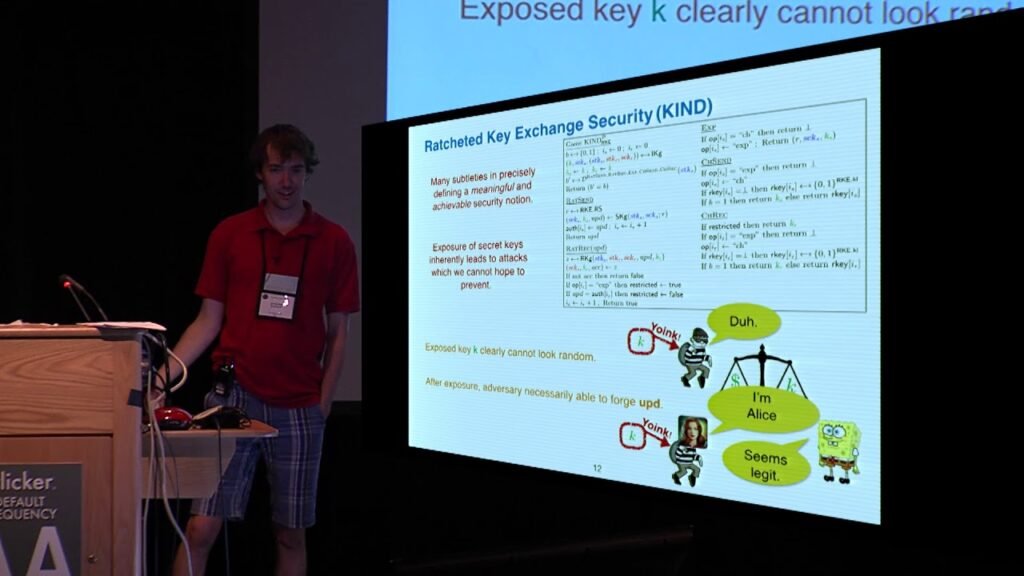 Ratcheted Encryption and Key Exchange - The Security of Messaging