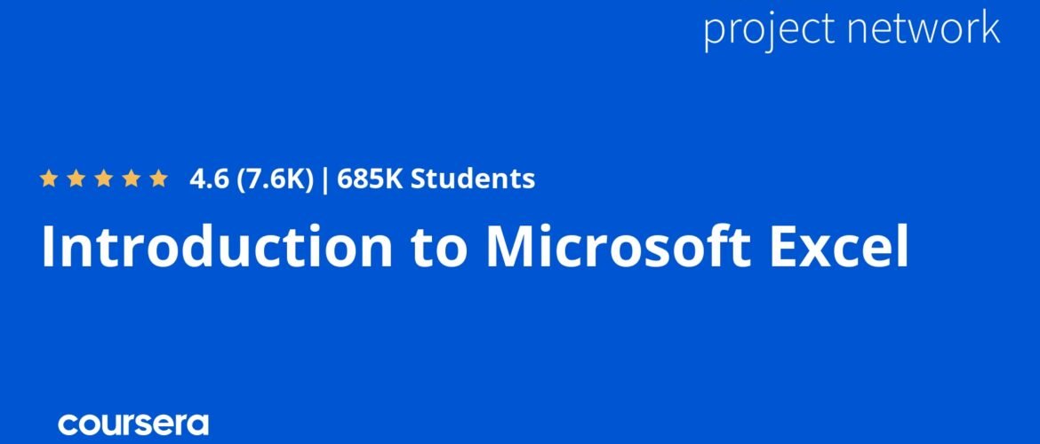 Introduction to Microsoft Excel