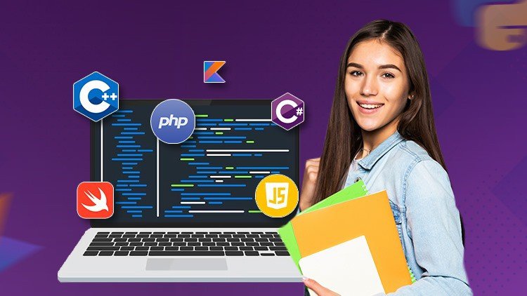 Learn Python, Java, C++, JavaScript & other 15 Languages.