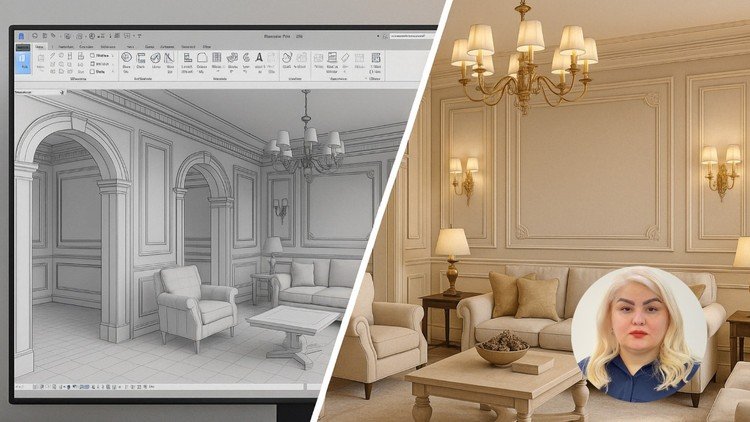 Revit for Interior Design Masterclass + Advanced Rendering