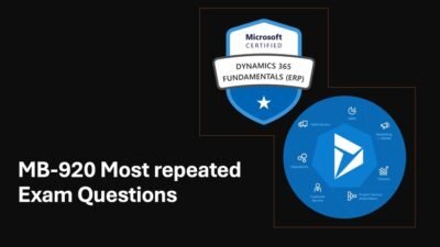 Dynamics 365 Fundamentals (MB-920) Exam Questions May - 2025