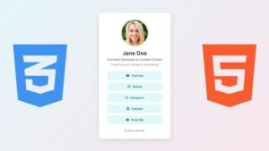 Create Your Own Link-in-Bio Website with HTML & CSS